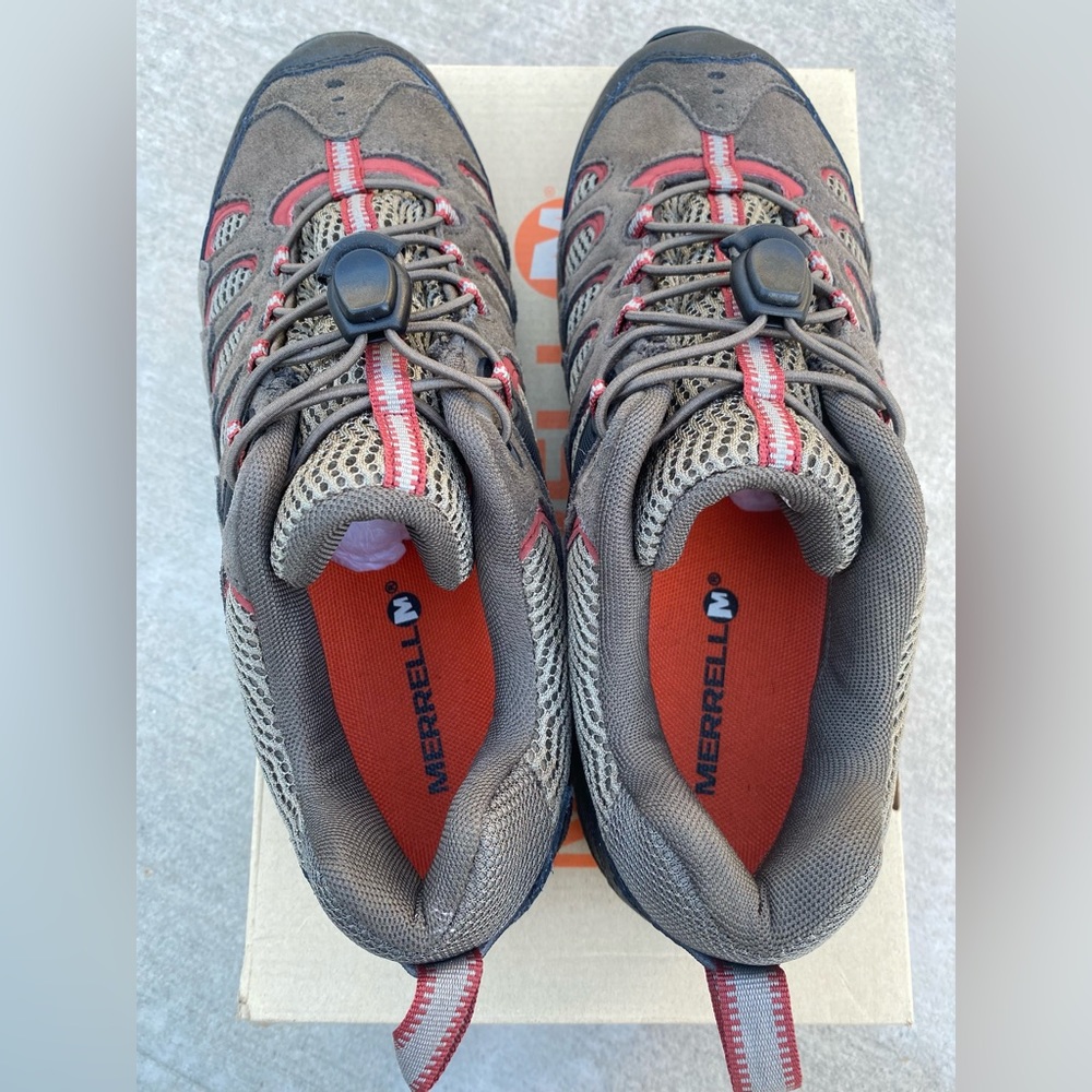 Merrell Boulder red ochre hiking outdoor shoes